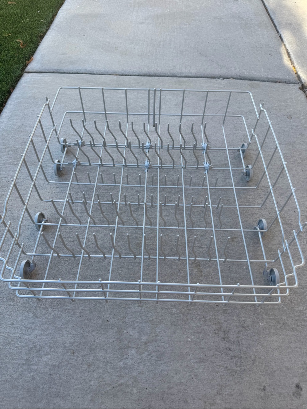 Universal White Dishwasher Rack Replacement - Top Rack